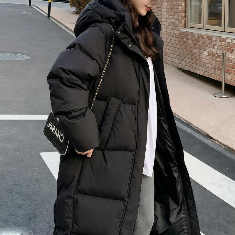 Down jacket long women's new autumn and winter Pinghu new Chinese opera duck down