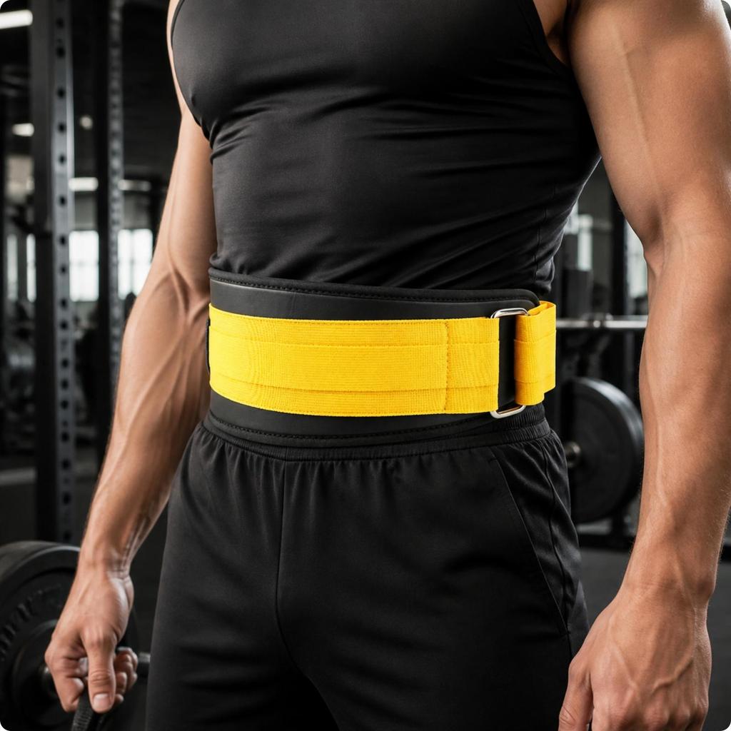 Adjustable Compression Waist Belt Long-Lasting for Weightlifters, Powerlifters