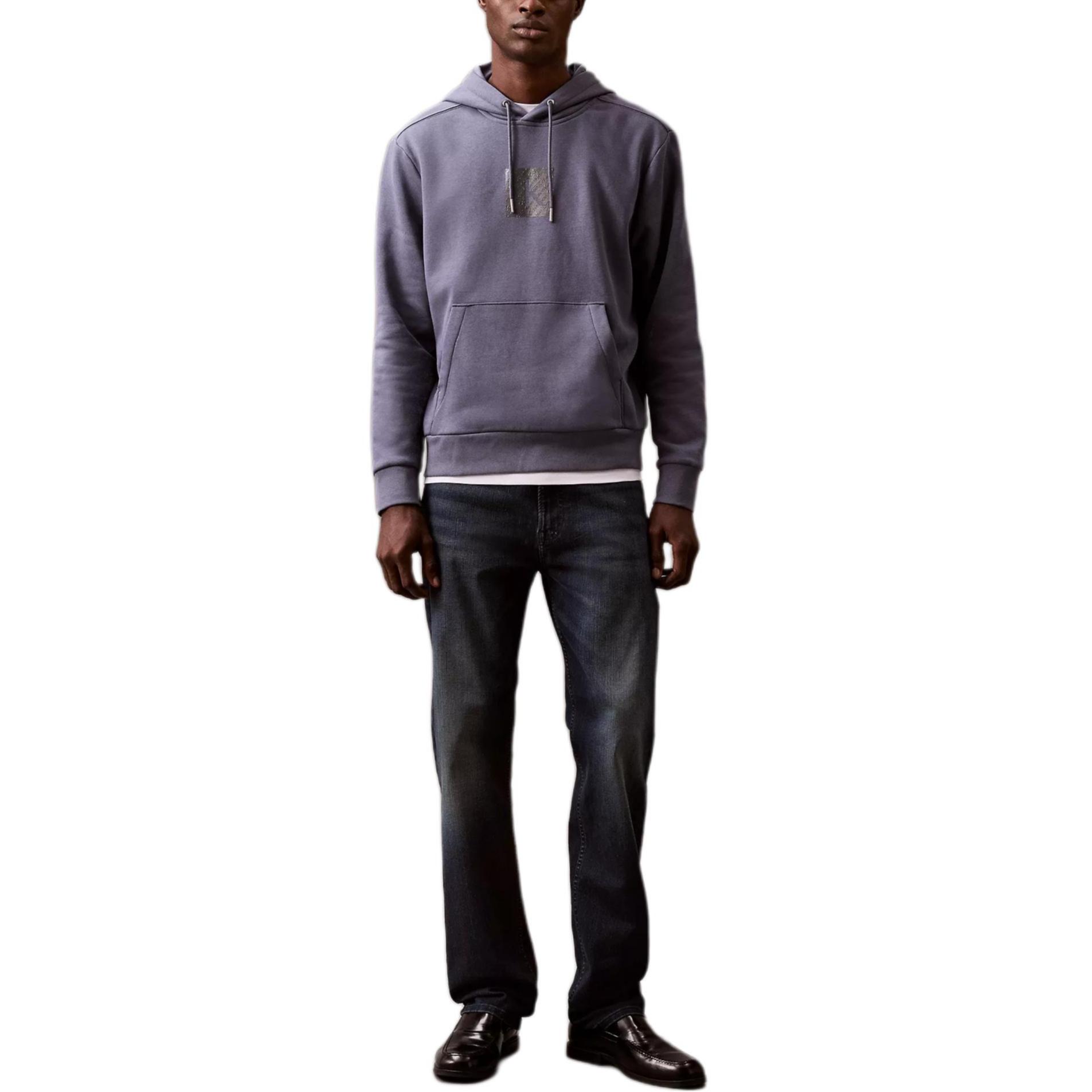 

Calvin Klein Comfortable Hooded Simple Long Sleeve Sweatshirt Men Sweatshirt Purple 40EM912-420 L