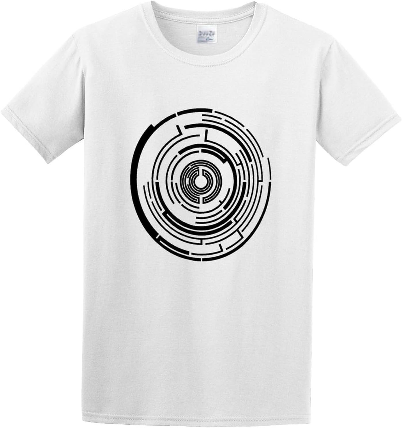 Pendulum Logo Unisex Crew Neck Cotton Tee L белый