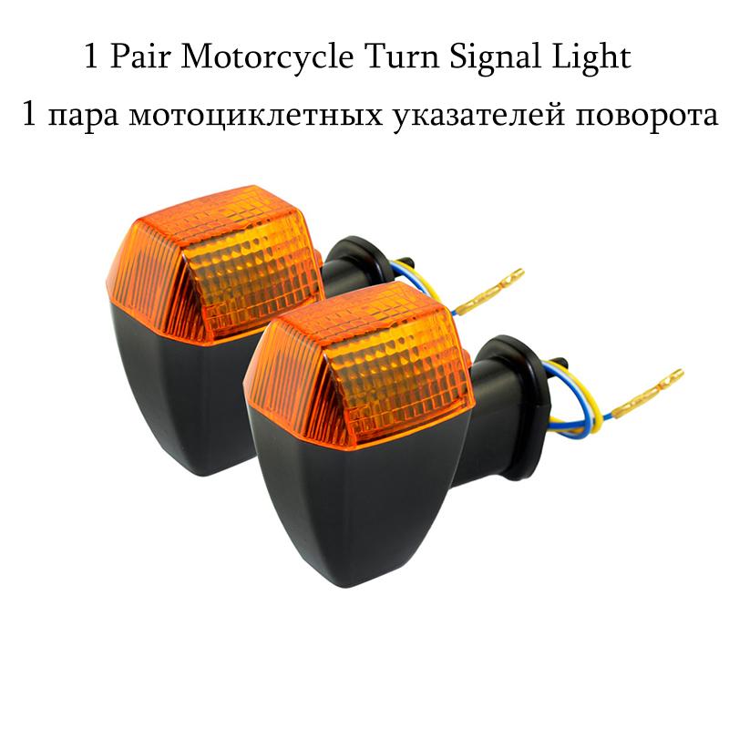 Motorcycle Turn Signal Light Lamp For KAWASAKI KLE250 KLE400 ZXR250 ROAD PASSION Brand Motorcycle Accessories Parts 1Pair
