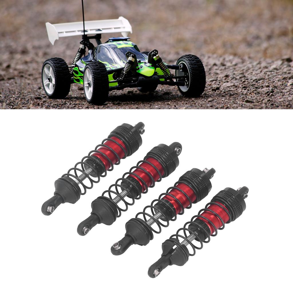 4Pcs RC Car   Aluminum Alloy Stable High Elasticity Front Rear Shock Damper for LC Racing 1Celsius14 1Celsius16
