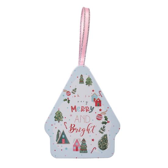 1/6 ks Vánoční krabička na cukroví Úložná nádoba se šňůrkou Snadné zavěšení Organizér na šperky Dekorace na vánoční stromeček