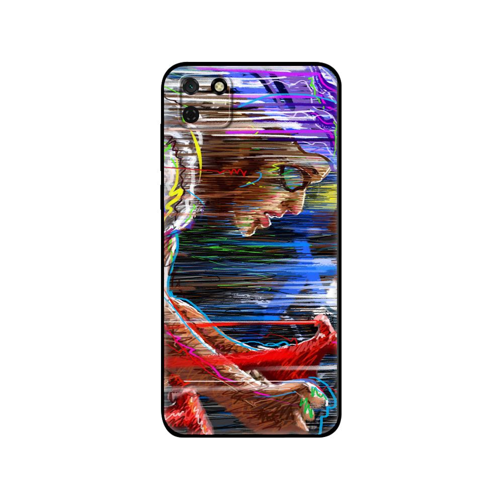 Black Tpu Case For Huawei Y9S Y6S Y8S Y5P Y7P Y8P Case For Huawei Y5 Lite Prime 2018 Y6 2019 Cover BIKE CYCLING Art