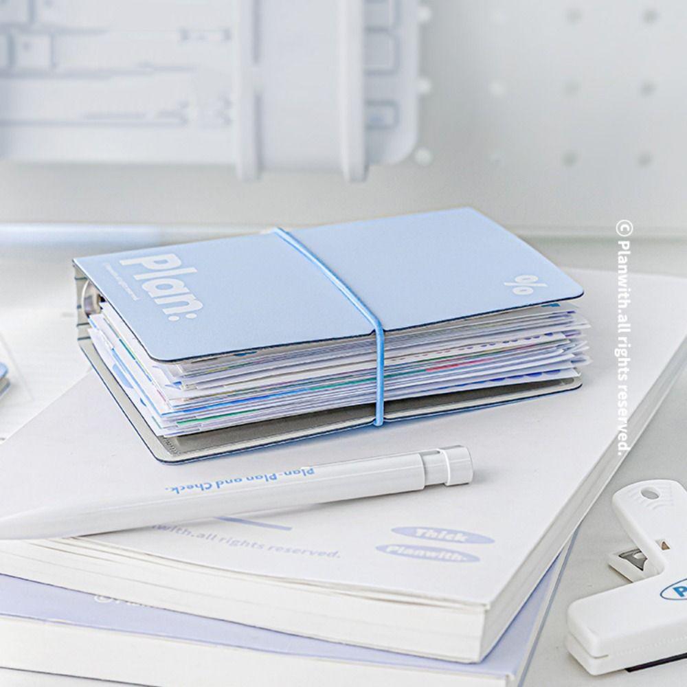6 Ring Loose Leaf Portable Handbook Mini Diary Book Practical Mini Pocket Notebook Office