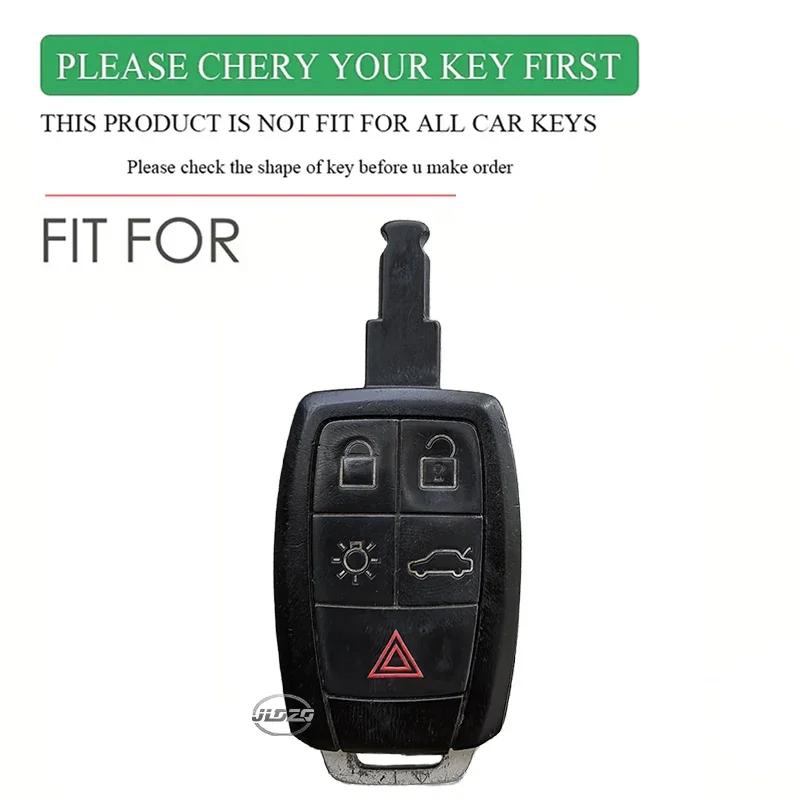 5 Buttons Silicone Key Case Fob Key Protector For Volvo Xc90 C70 S60 D5 V50 S40 C30 Keyless Remote Key Cover Shell Skin Holder