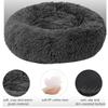 Pet Soft Plush Round Bed Dogs Cats Warm Comfortable Washable Cushion Bed
