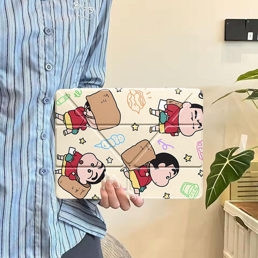 Tablet Case For iPad Air 4 5 M3 M2 1 2 M4 11inch Mini 6 7 Pro 11th 10th 9th 8th 7th 12.9inch Pro 2025 Holder Cover Cra-yons