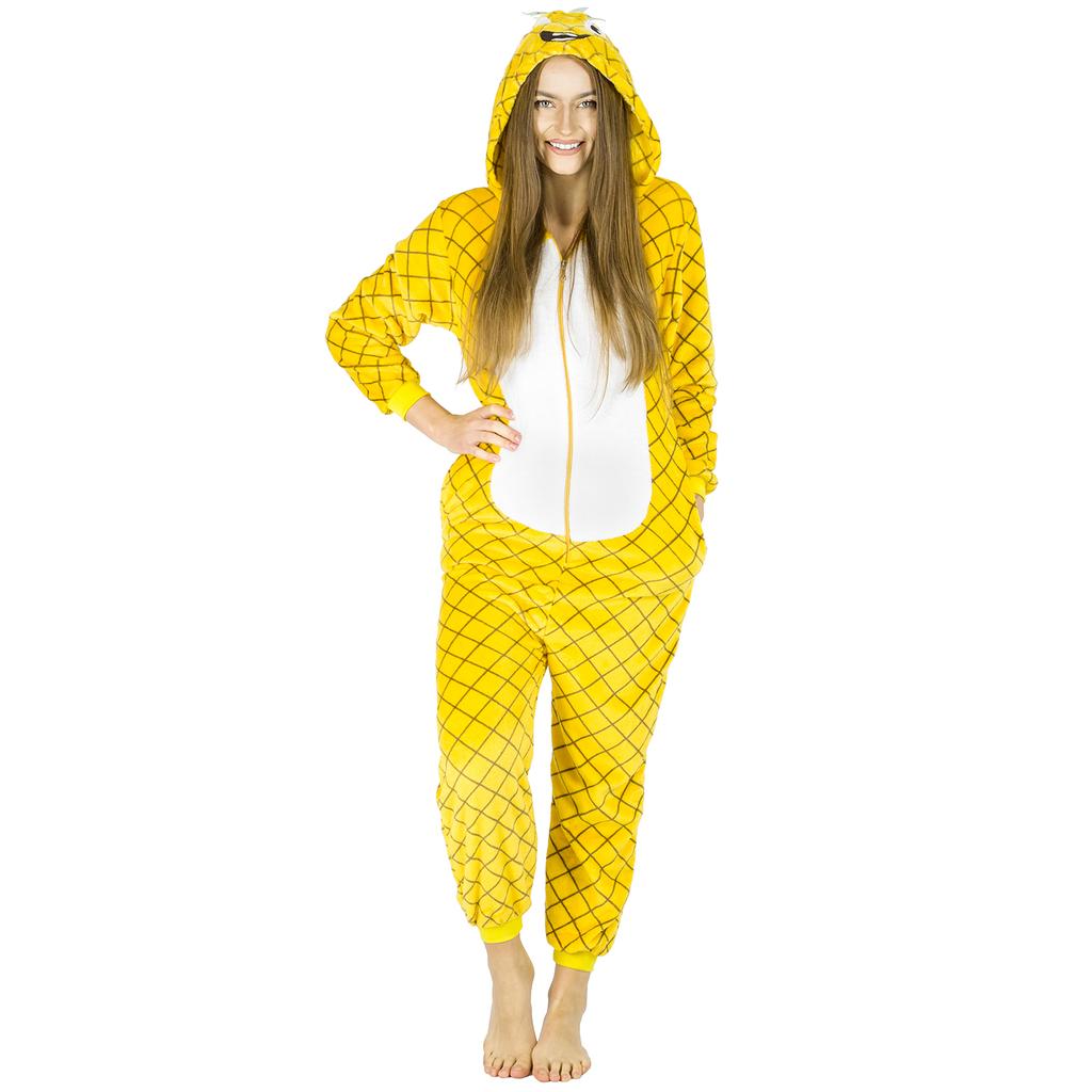 Pineapple kigurumi onesie costume women's pajamas men's warm tracksuit disguise size M