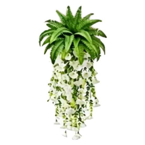 Fake Hanging Plants, UV Resistant Fake Vines, Artificial Ivy Plants, Outdoor Faux Plants, Indoor Bedroom Living Room Boho Wall Porch Shelf Decor