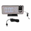 FM Radio LED Digital Smart Alarm Clock LED Digital Projection Alarm Clock for Bedroom Bedside