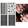 Delicate Nail Effect Ultra Stripe Decals 3D Thin DIY