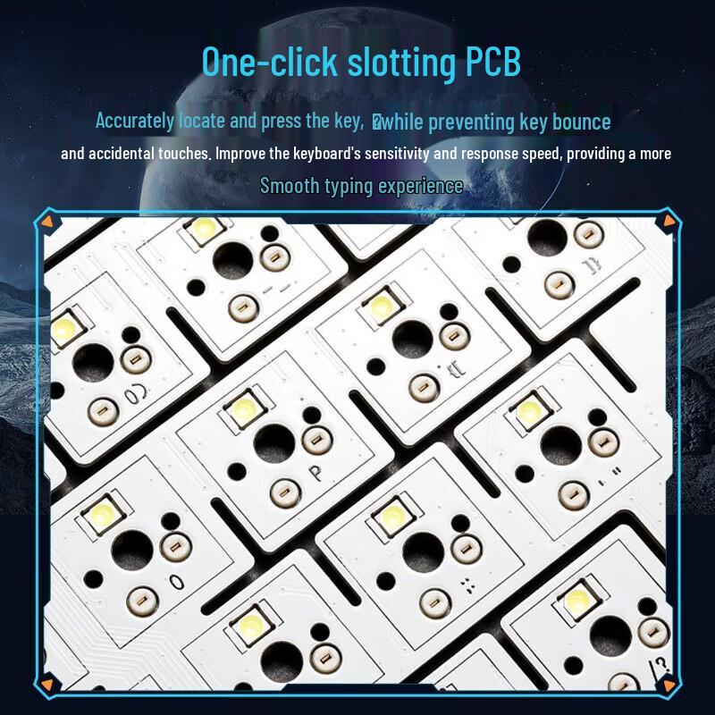 Aigo AG98 Tri-Mode Gasket Hot-Swappable RGB Custom Mechanical Keyboard
