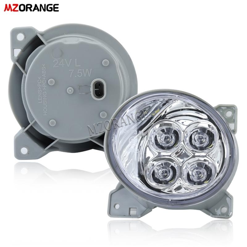 2X Car Front Fog lights For Scania G440 G450 P380 P410 R450 R620 LED Fog Light Assembly headlight Parts accessories 1pair
