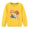 New Style Paw Patrol Cartoon Anime Printing Boys and Girls Round Neck hoodies Pullover Autumn and Winter Parent-child Clothing Pullover