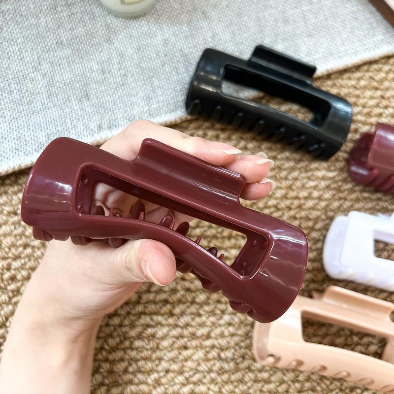 Silicone Shark Clip Hairpin Soft Anti-Collision Protection Back Head Hair Claw Anti-Fall Durable Hair Accessories