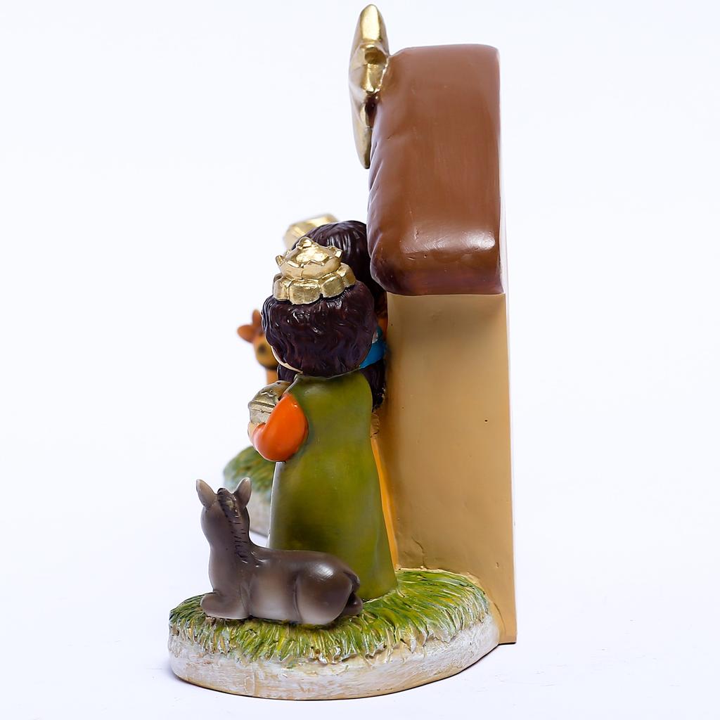 Nativity Scene Figurine Realistic Resin Xmas Nativity Scene Decoration for Home and Office