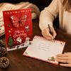 10pcs High Definition Christmas Greeting Cards Thick Sturdy Paper Festive Postcard Party Invitation