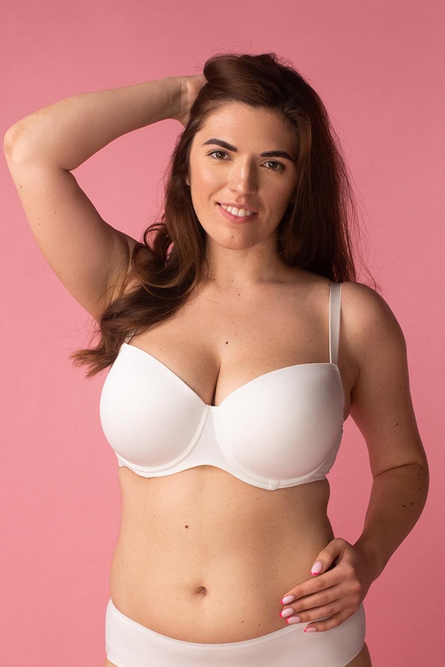 

Бюстгальтер із ущільненою чашкою brabrabra (85310) 80D тілесний