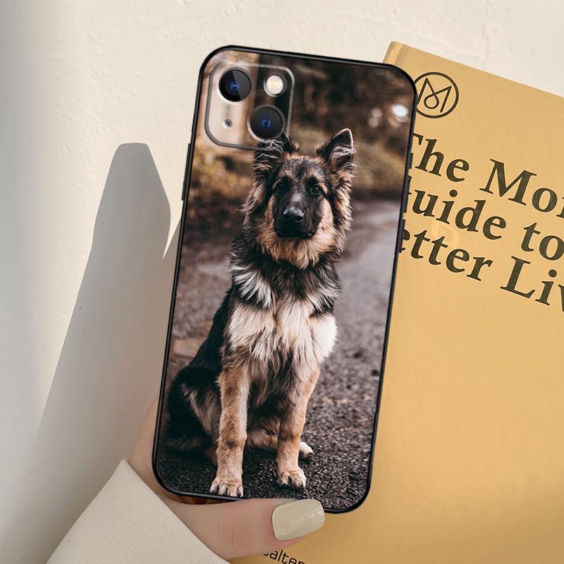 German Shepherd Dog Phone Case For iPhone 17 16 15 14 13 12 11 Pro Max Mini XR 16e 15 16 Plus 17 Air Full Cover
