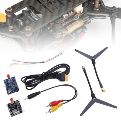 1 Set Wireless Image Transmission Module Kit 1W 1.2/1.3GHz VTX-1G3SE Transmitter VRX-1G3-V2 Receiver for FPV Drone