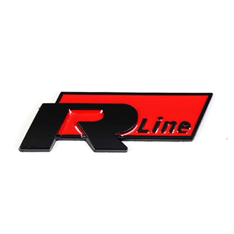 JPO1   3D Metal Car Grilles Emblem Auto Trunk Fender Mark Label Stickers For VW GTI Polo Golf Passat Tiguan Arteon Touareg CC Taigo GTE