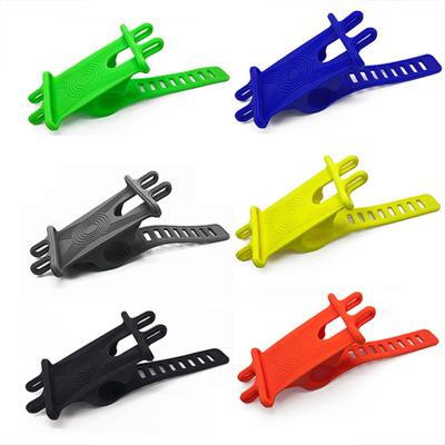 Suporte de Telefone de Silicone Antiderrapante Ajustável Suporte de Montagem de Telefone Para Motocicleta Bicicleta