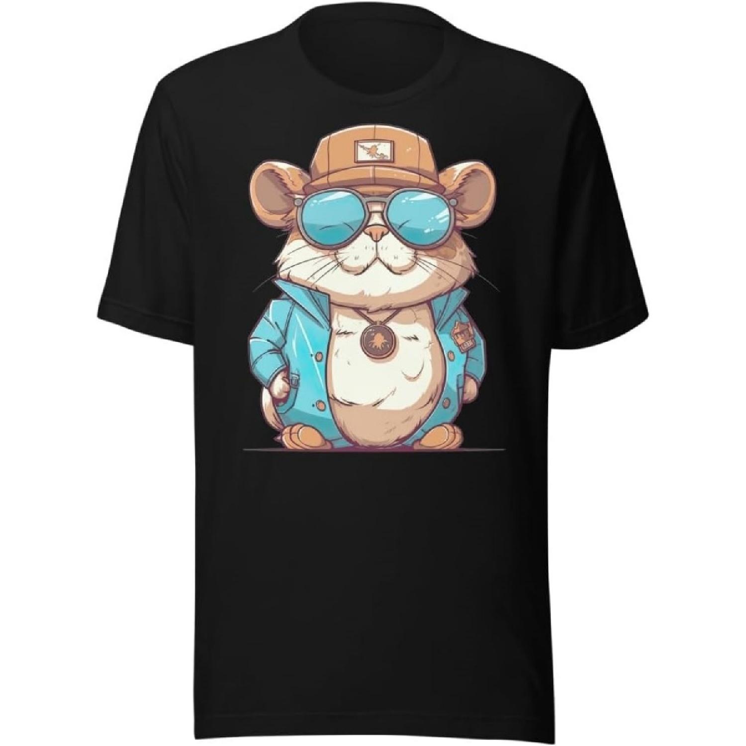 Крутая смешная футболка с хомяком S