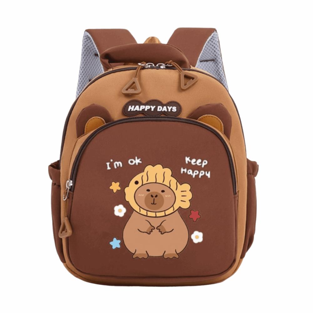 Lightweight Capybara Kindergarten Backpack Kawaii Children School Bag  Preschool