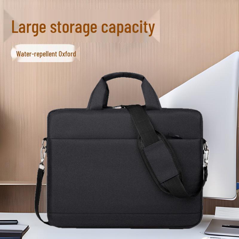 14-15 Inch Crossbody Briefcase: Large Capacity Laptop Bag