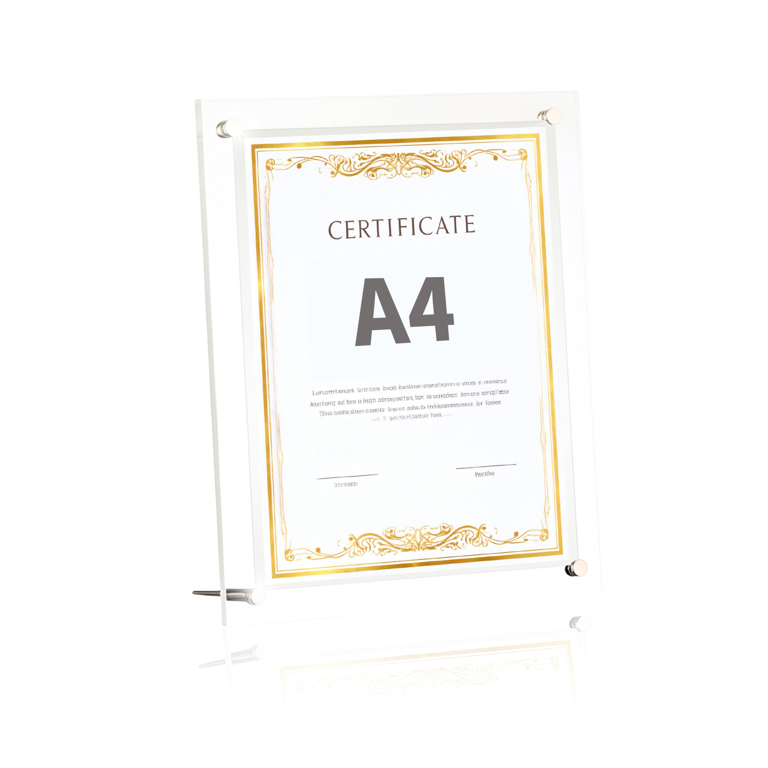 

benrii A4 size acrylic photo clear photo can be used vertically or stand award welcome protective film included frame, frame, double-sided