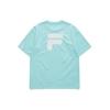 Fila Fusion Printed Casual Sports Trend Round Neck Short Sleeve T-Shirt Unisex Tops Ice-Powder-Green T11U126110FTQ