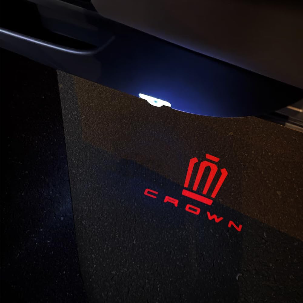 

2025 Toyota Crown Estate Приветственная светодиодная лампа подсветки двери с HD-логотипом, совместимая с дверью автомобиля Toyota Crown Estate, включает Crown Estate