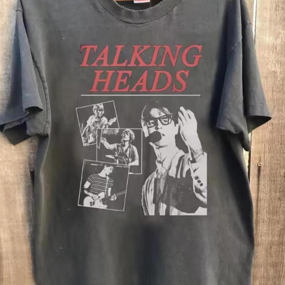 Talking Heads Band Shirt Talking Heads Graphic Charcoal Unisex Shirt WA1202 Unisex T-Shirt S