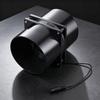 12CM 12V Changeable Exhaust Fan Kit With 2 Air Ducts Hydraulic Bearing For Smog Removal In Workshops Pet Houses