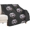 Irish Wolfhound Dog Art Throw Blanket Multi Use Warm Blanket for Living Room Bedroom