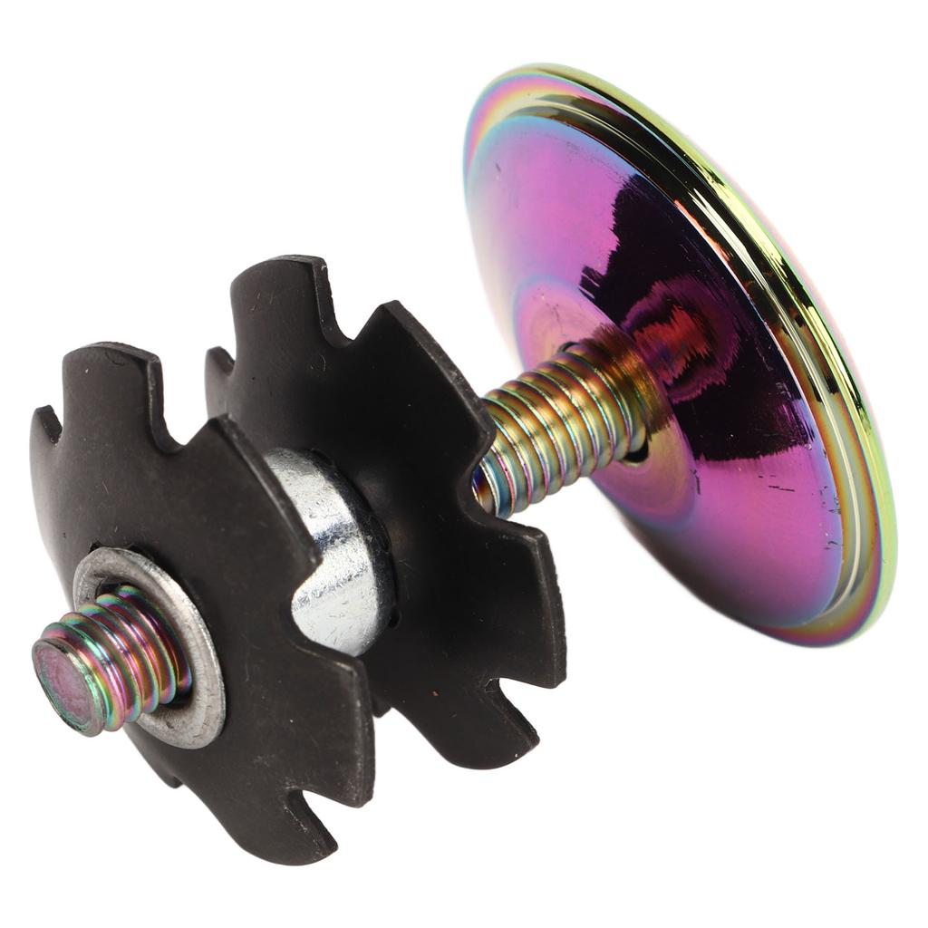 Bicycle Headset Cover 28.6mm Aluminum Alloy Headset Top Cap for Mountain Road Bike