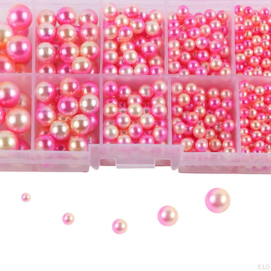 , Loose Beads Home Decor DIY Supplies No Hole Undrilled for Bead Setting Machine Crafts