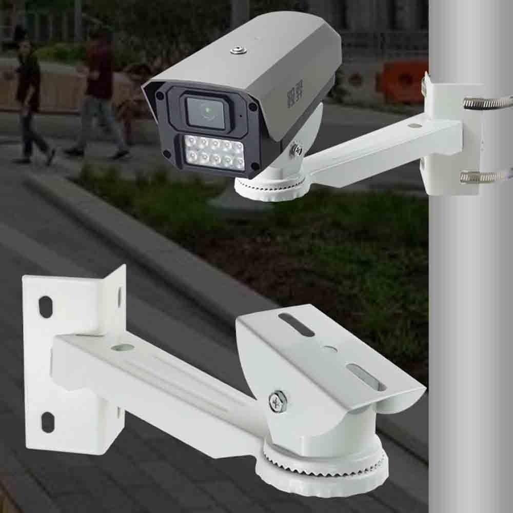 Adjustable Angle Camera Bracket L Shape Pole Mount Bracket Security Camera Mount Wall
