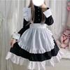 Maidservant Costume Cos Cute Maidservant Dress Lolita Style Sexy Uniform Women's Set