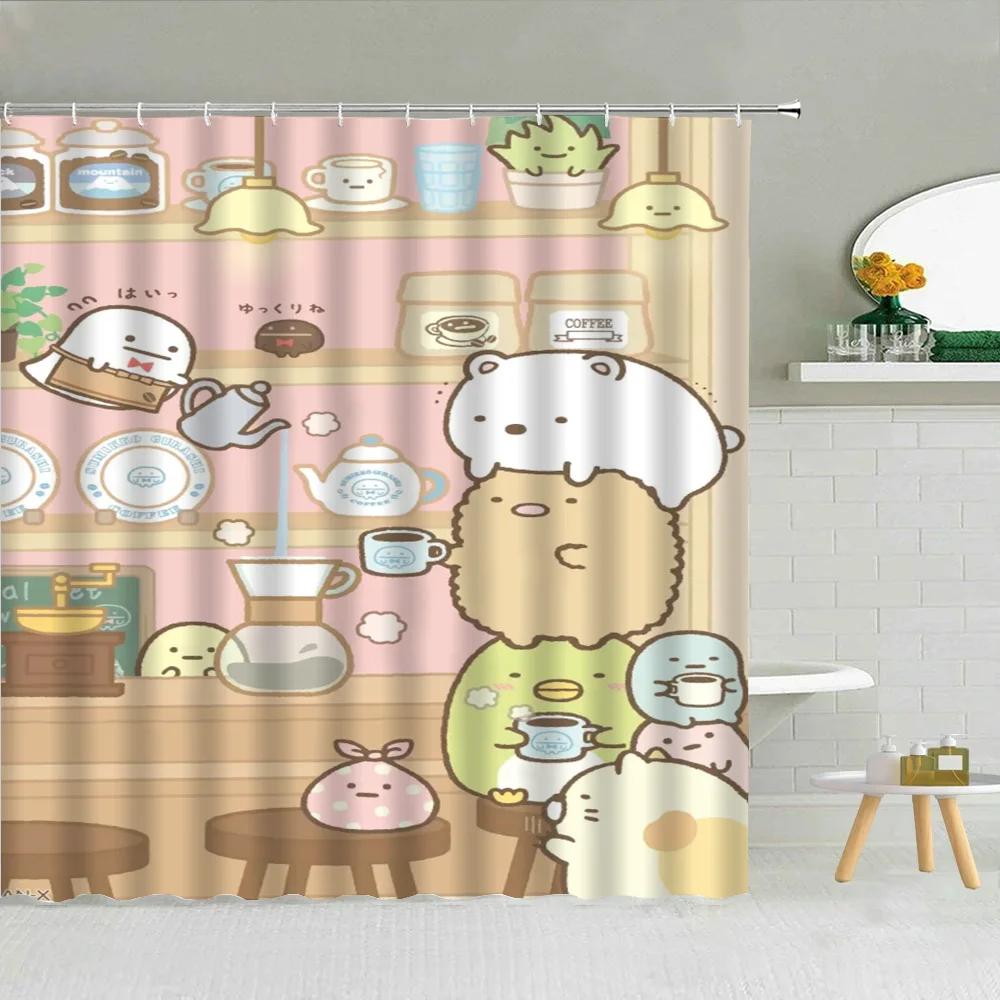 Verschiedene Stilrichtungen Duschvorhang mit Haken Einfach aufzuhängen Wasserdicht Leicht zu reinigen Für Haus Hotel Badezimmer Dekoration