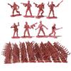 100 Stück Soldatenmodell Armee Männer Spielzeugsoldaten Spielset für fantasievolles Spielen Bildungsprojekte für Kinder