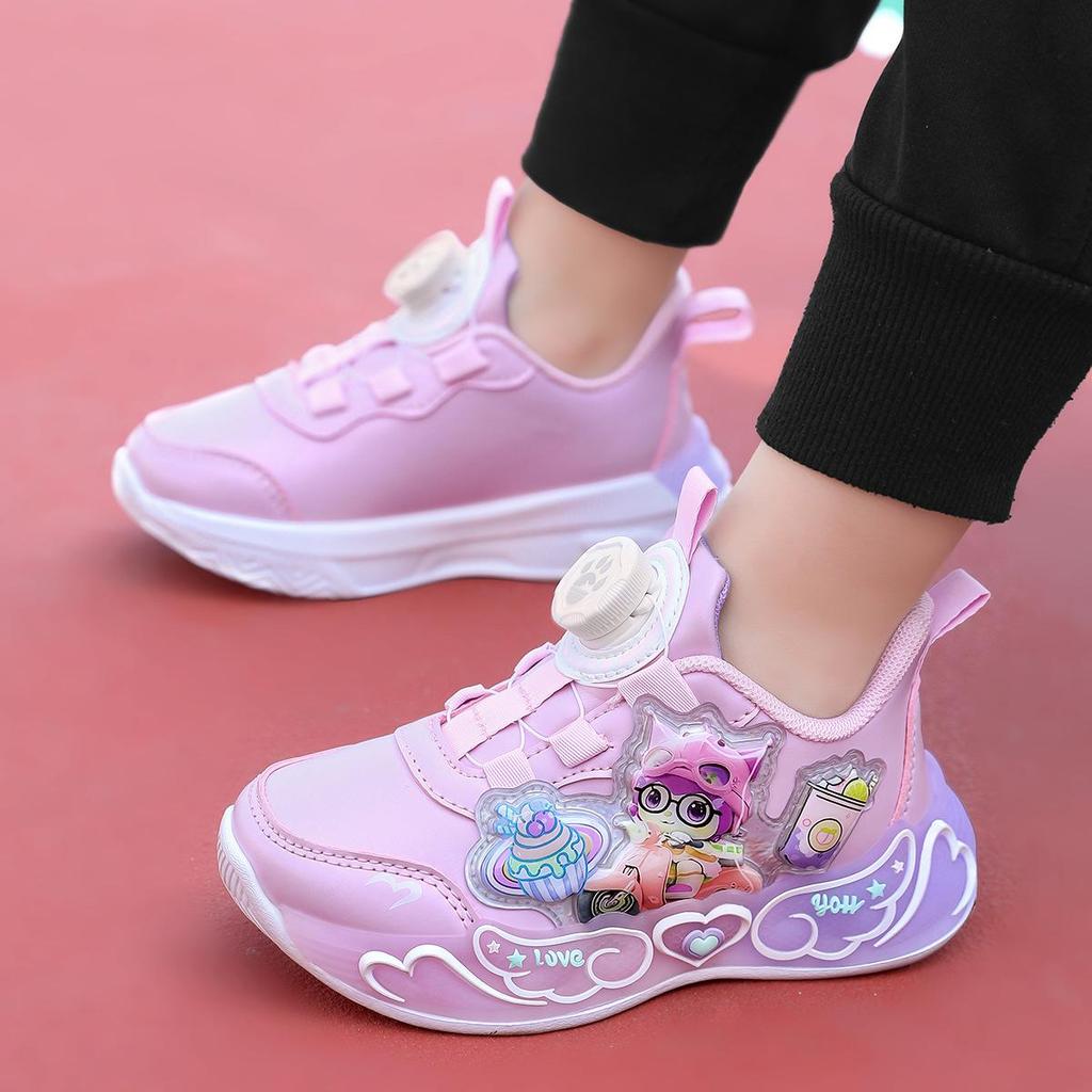 Chegada Nova 2025 Tênis Esportivos de Princesa com Luzes para Crianças: Tênis Casuais para Corrida para Meninas