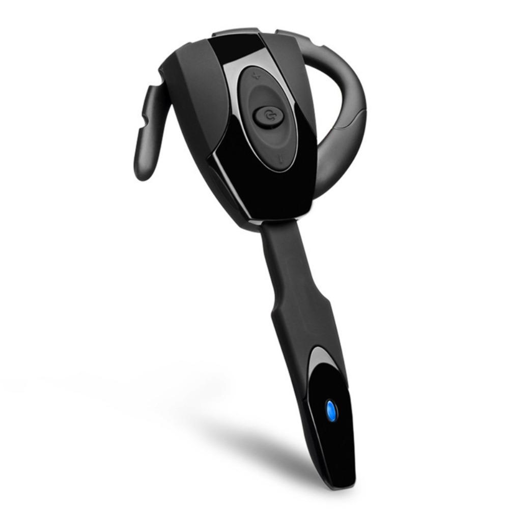 New Handsfree with Mic Silica Gel Single Ear-hook Bluetooth Headset Earphone Button