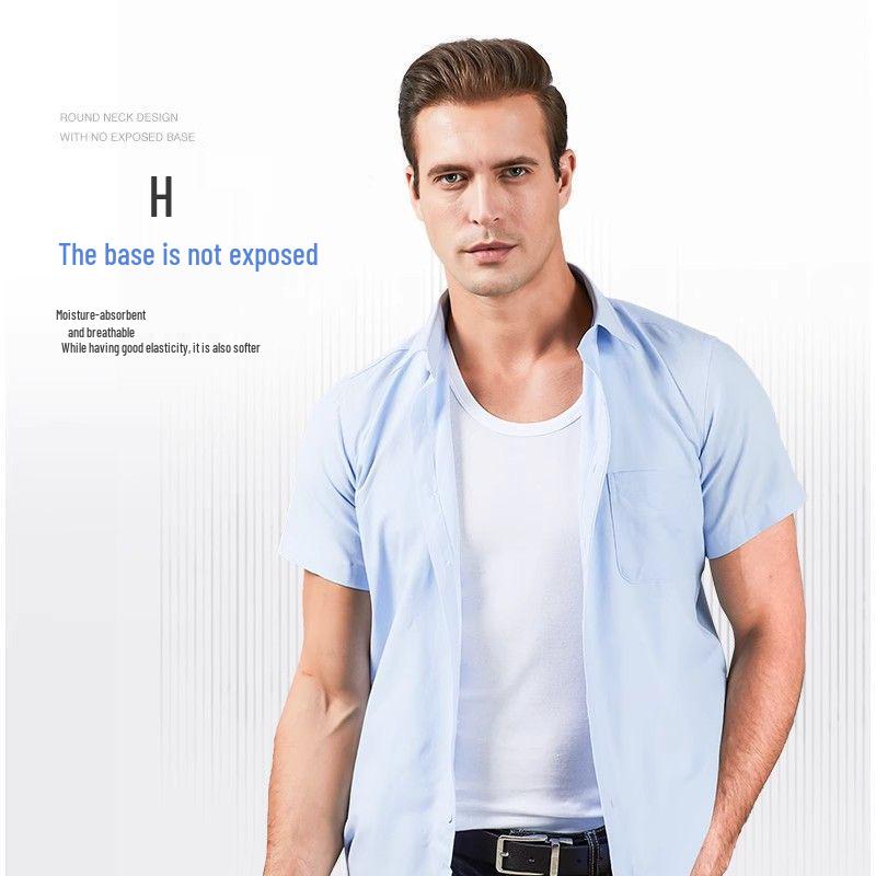 Men's Cotton Sleeveless Vest: Casual Plus-Size Athletic Base Layer for All Seasons