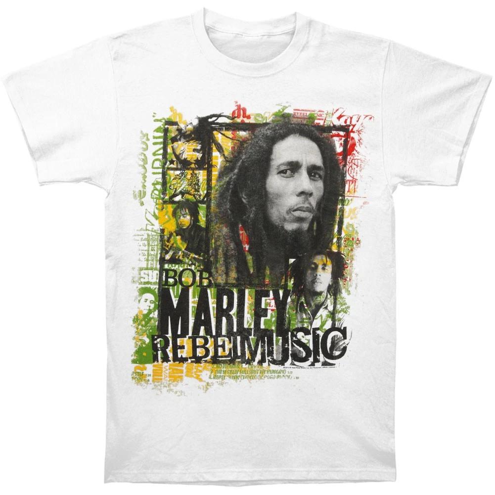 Men s Bob Marley No Woman No Cry T-shirt Small White XXL