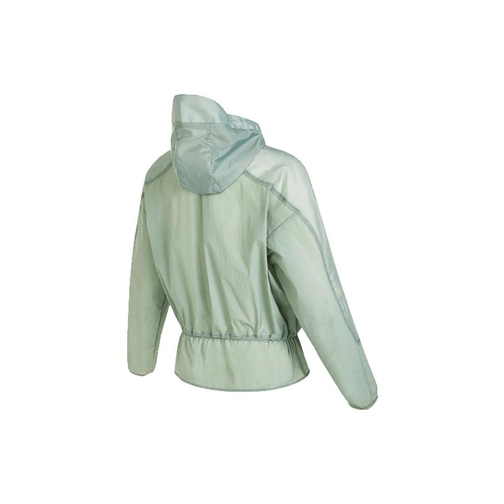 Adidas Solid Color Zip Hoodie Jacket Women Outerwear Green HY2828