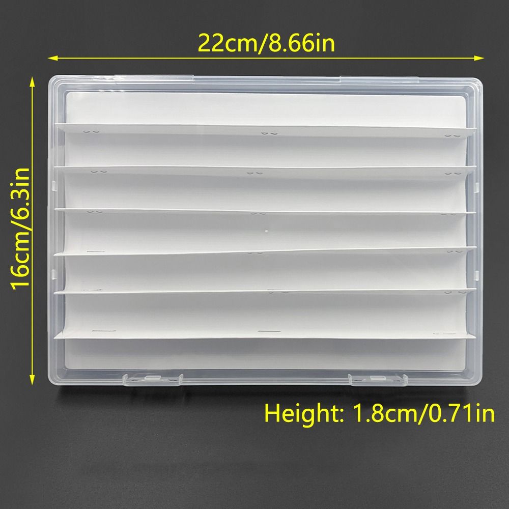 77 1U Keys Clear Keycaps Case with Paper Dividers Keyboard Keycaps Tray Home