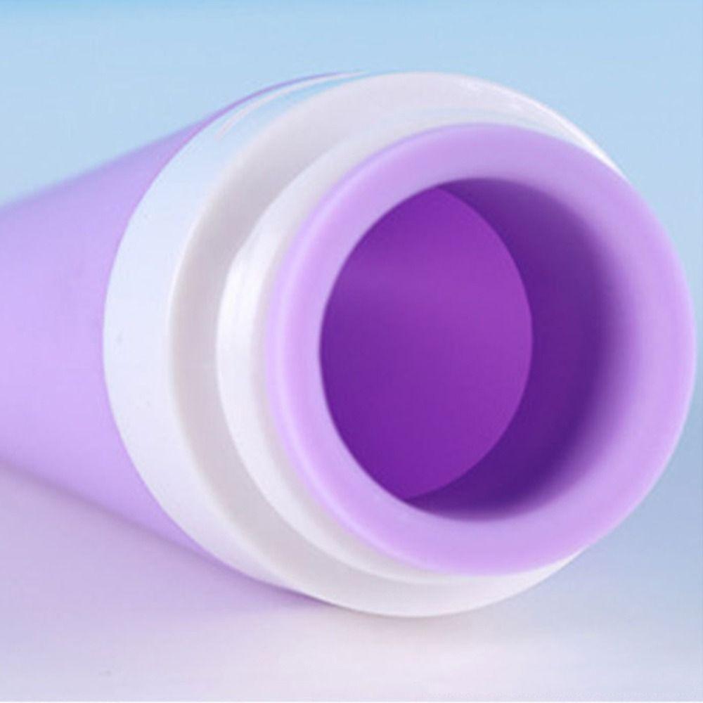 Duschgel Tragbarer Handwasch-Quetschbehälter Leere Flaschen Silikonflasche Unterabfüllrohr