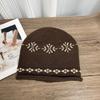 Fashion new knitted hat women's autumn and winter stacking hat versatile face small cold hat loose wool hat